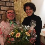 DFF Cadolzburg: Blumen zum Abschied: Kriemhilde Nussbeck und Elizabeth Eder